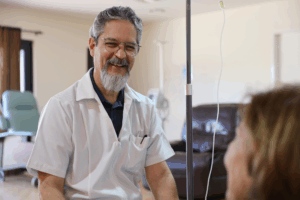 Physician in a BioCare clinical room